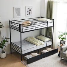 Metal Twin Over Twin Bunk Bed