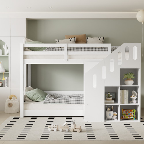 3ft bunk bed white childrens - 3ft,