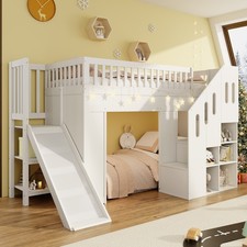 Bunk Bed with Storage Stairs