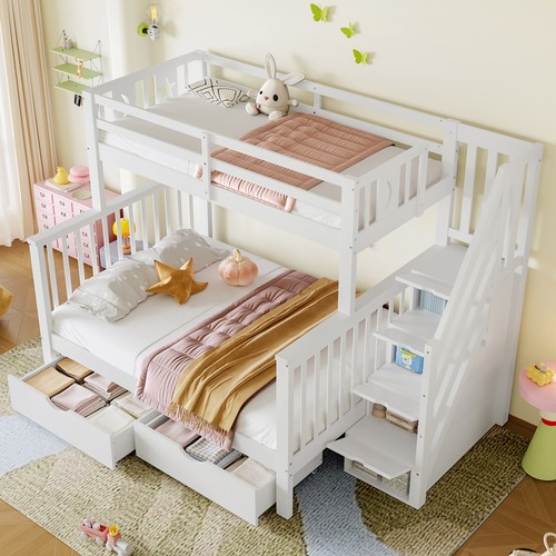 Triple bunk beds for kids - bunk,