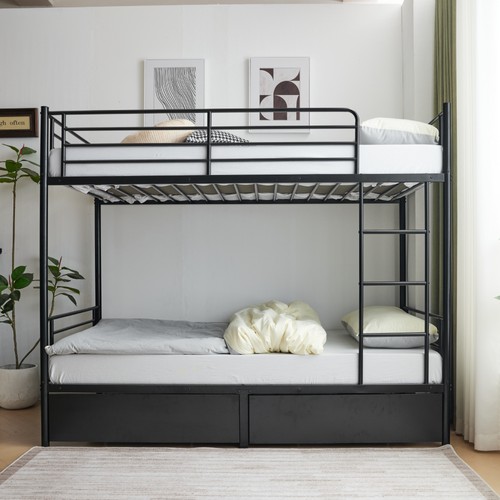 Twin bunk bed - bunk, single