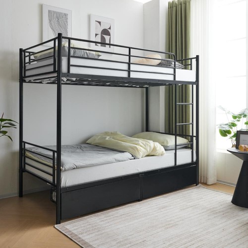 Single bunk bed - bed, metal