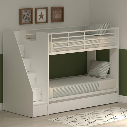 Bunk bed with - with, trundle